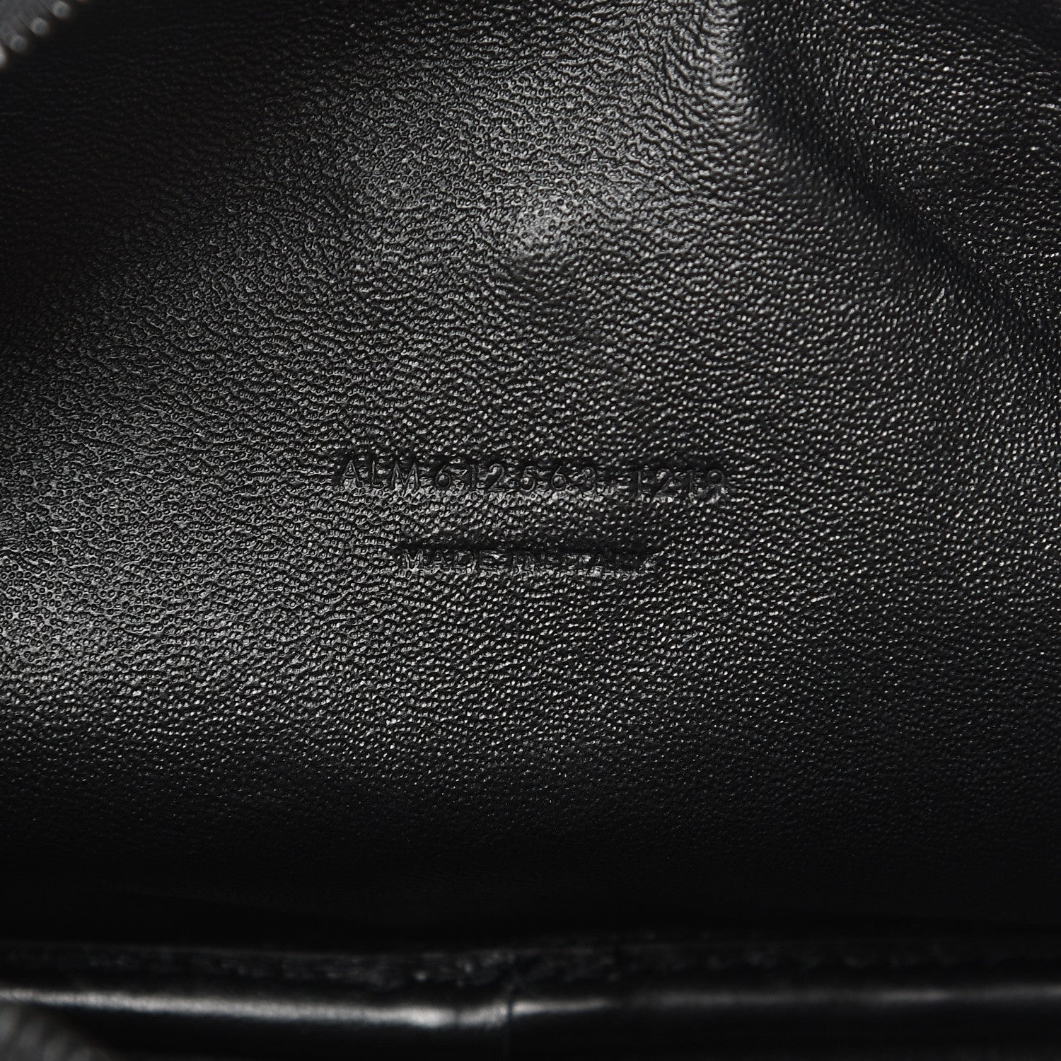 Saint Laurent Calfskin Tiger Burnout Monogram Lou Camera Bag Black 5 of 10