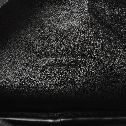 Saint Laurent Calfskin Tiger Burnout Monogram Lou Camera Bag Black 5 of 10