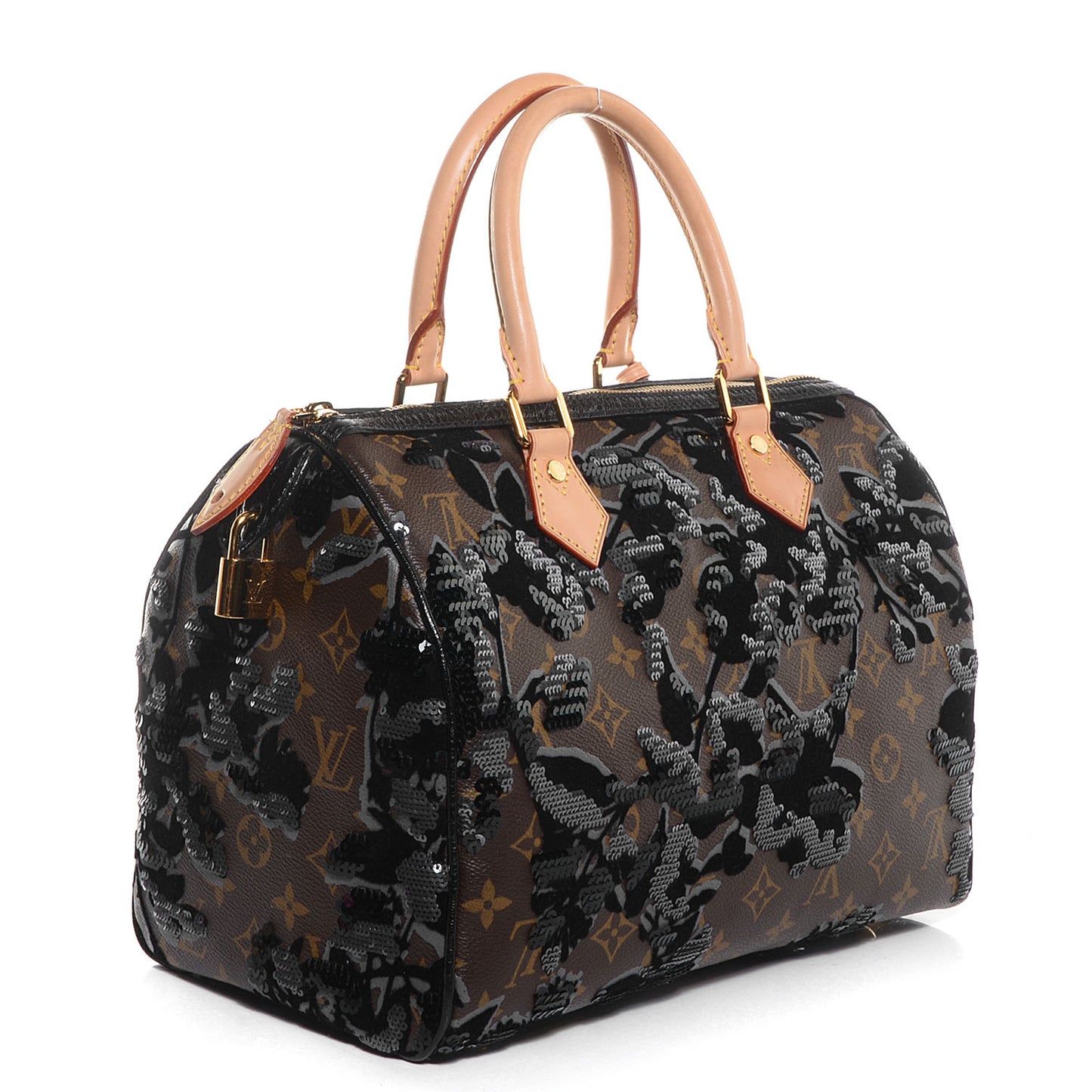 Monogram Fleur De Jais Sequins Speedy 30