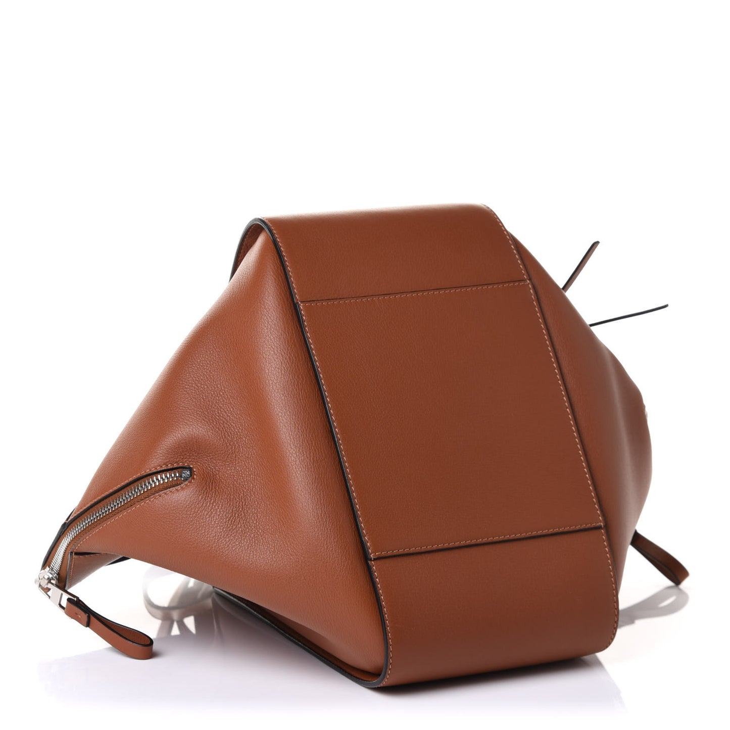 Calfskin Small Hammock Shoulder Bag Tan