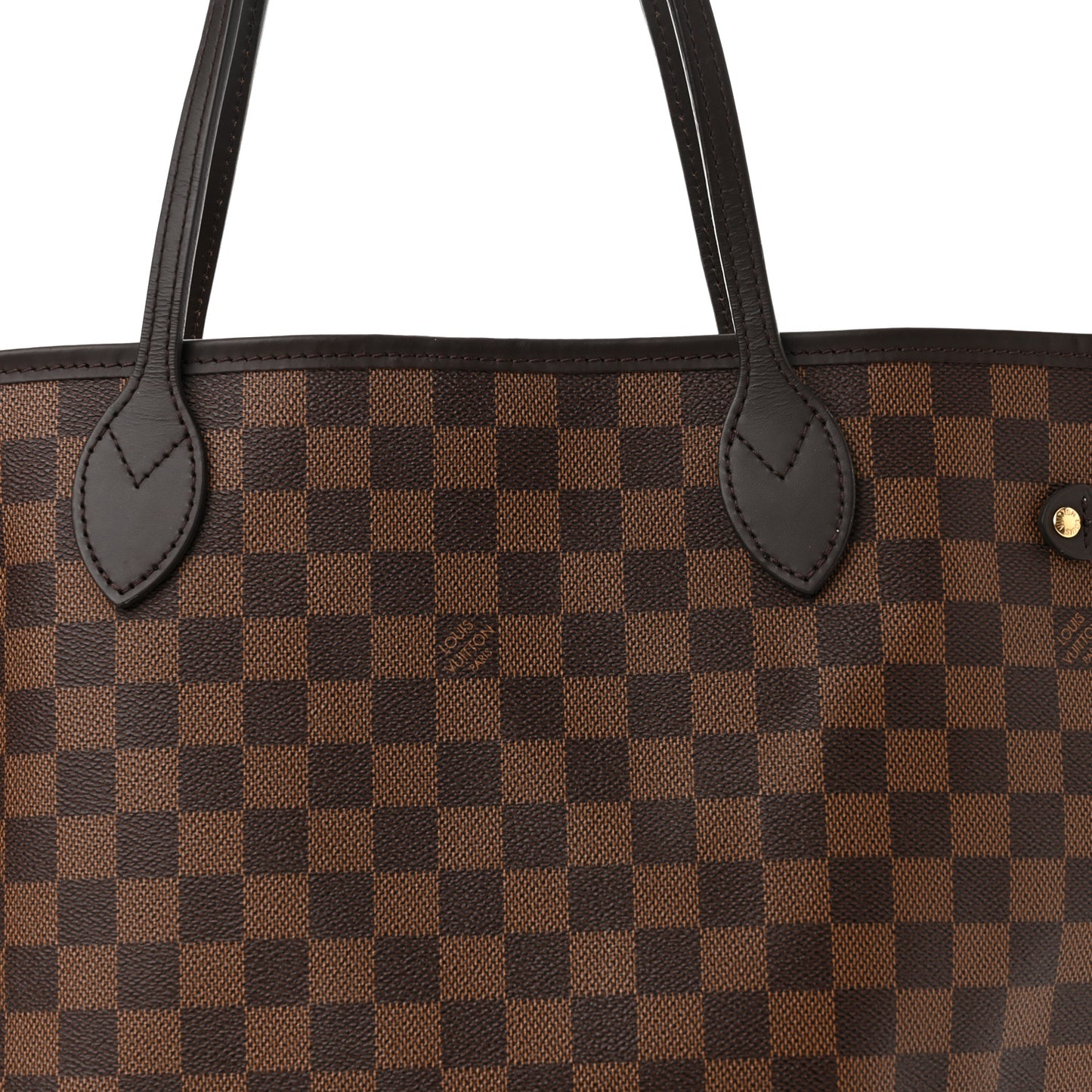 Damier Ebene Neo Neverfull MM Rose Ballerine
