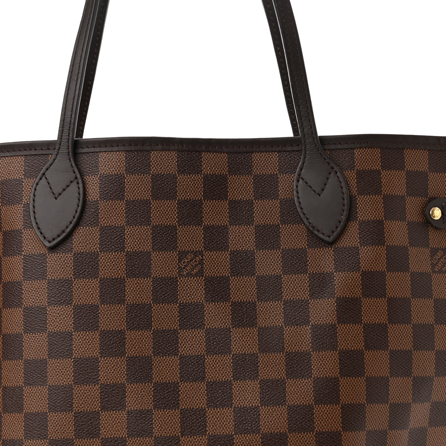 Louis Vuitton Damier Ebene Neo Neverfull MM Rose Ballerine 10 of 12