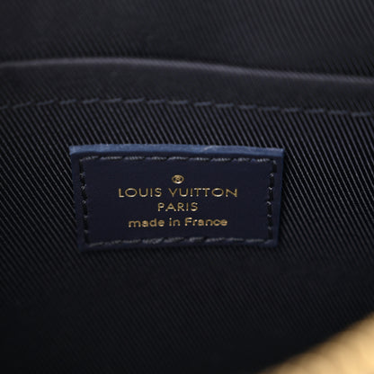Louis Vuitton Monogram Bleach Keepall Bandouliere 25 Ink Blue 6 of 9