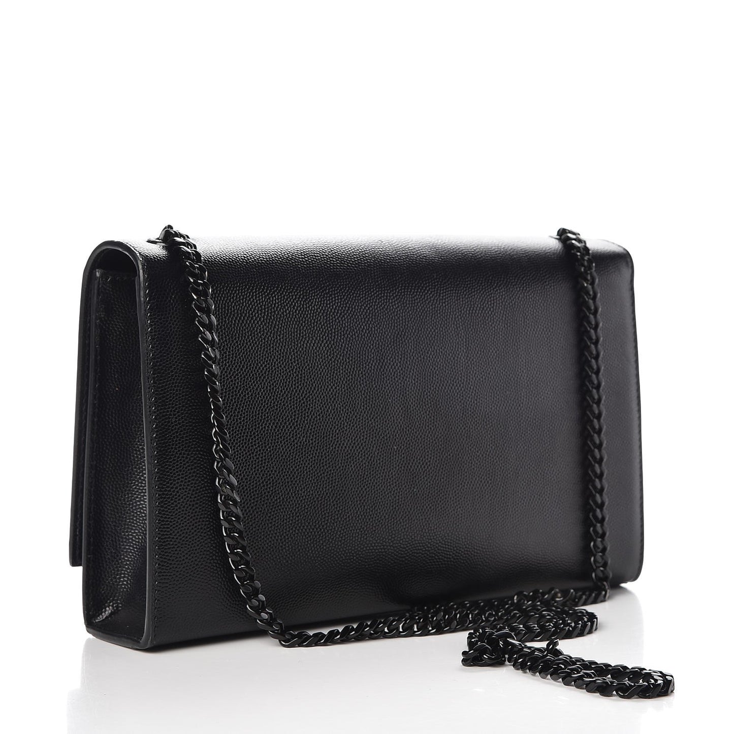 Grain De Poudre Medium Classic Monogram Kate Satchel Black