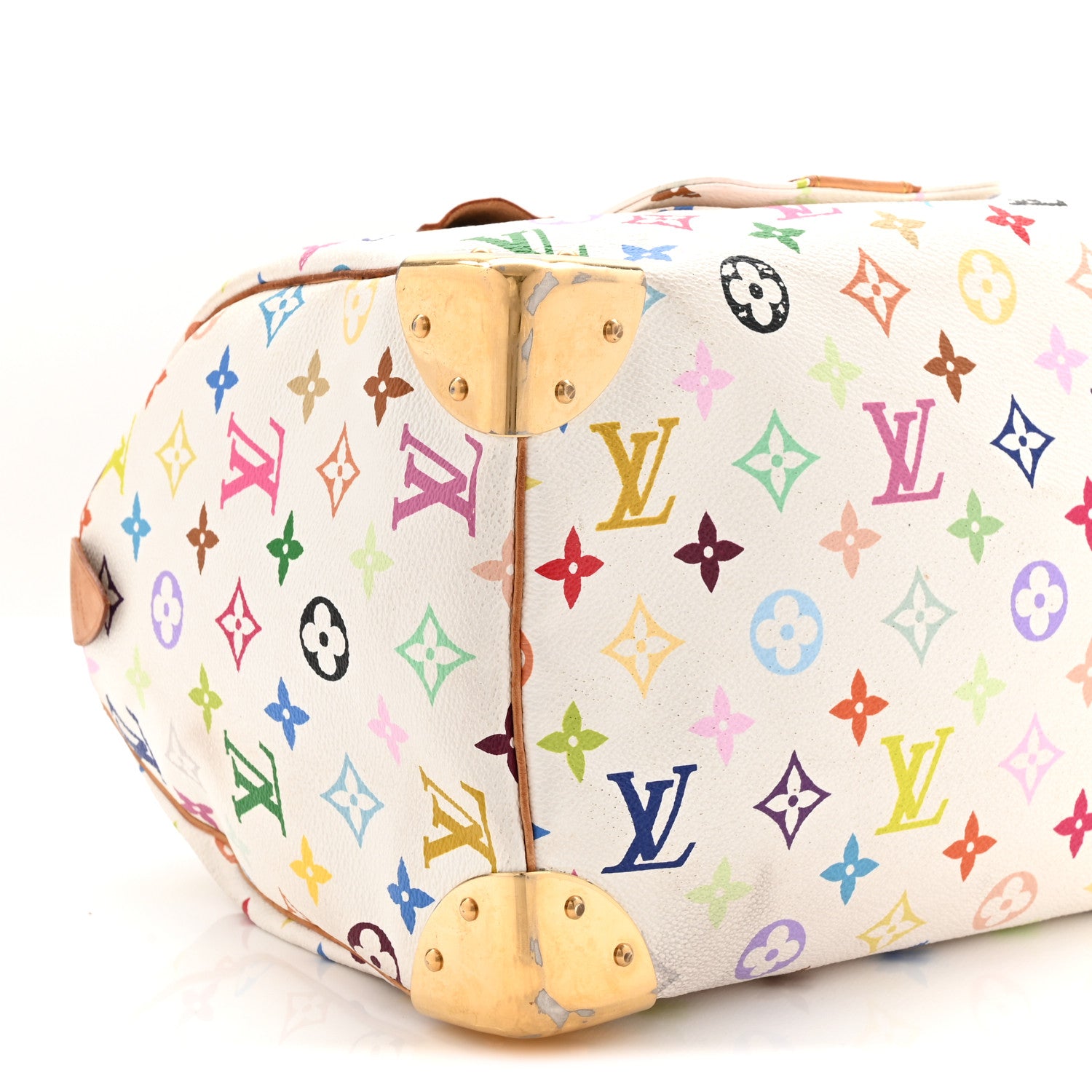 Louis Vuitton Monogram Multicolor Speedy 30 White 7 of 9