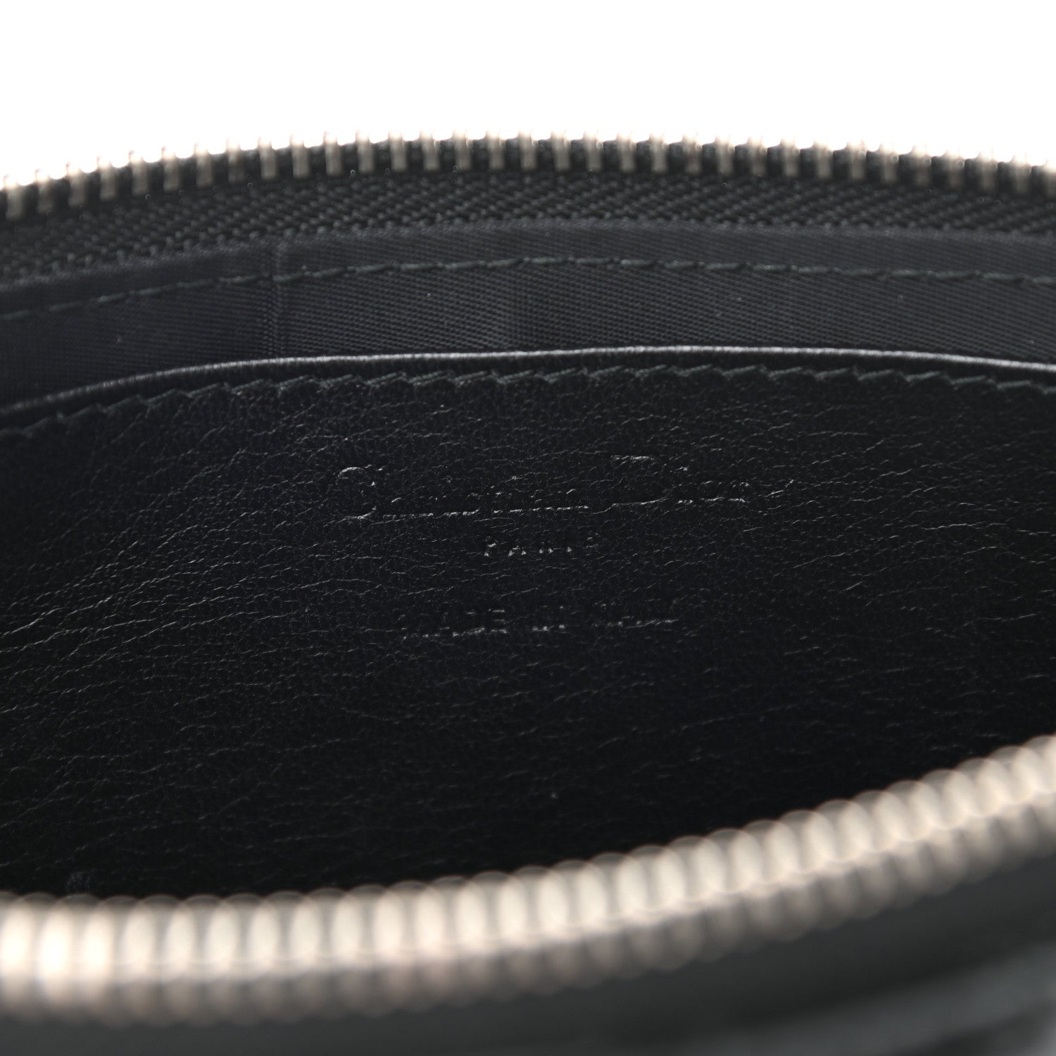 Christian Dior Patent Cannage Chain Pouch Black 7 of 10