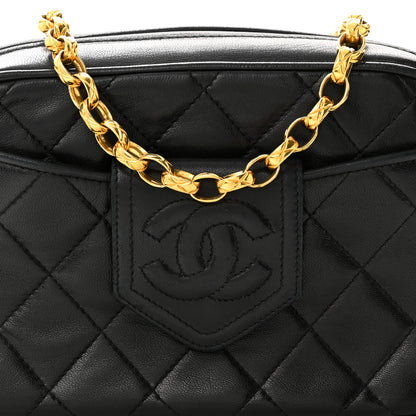 Chanel Lambskin Quilted Tassel Camera Case Black 9 of 11