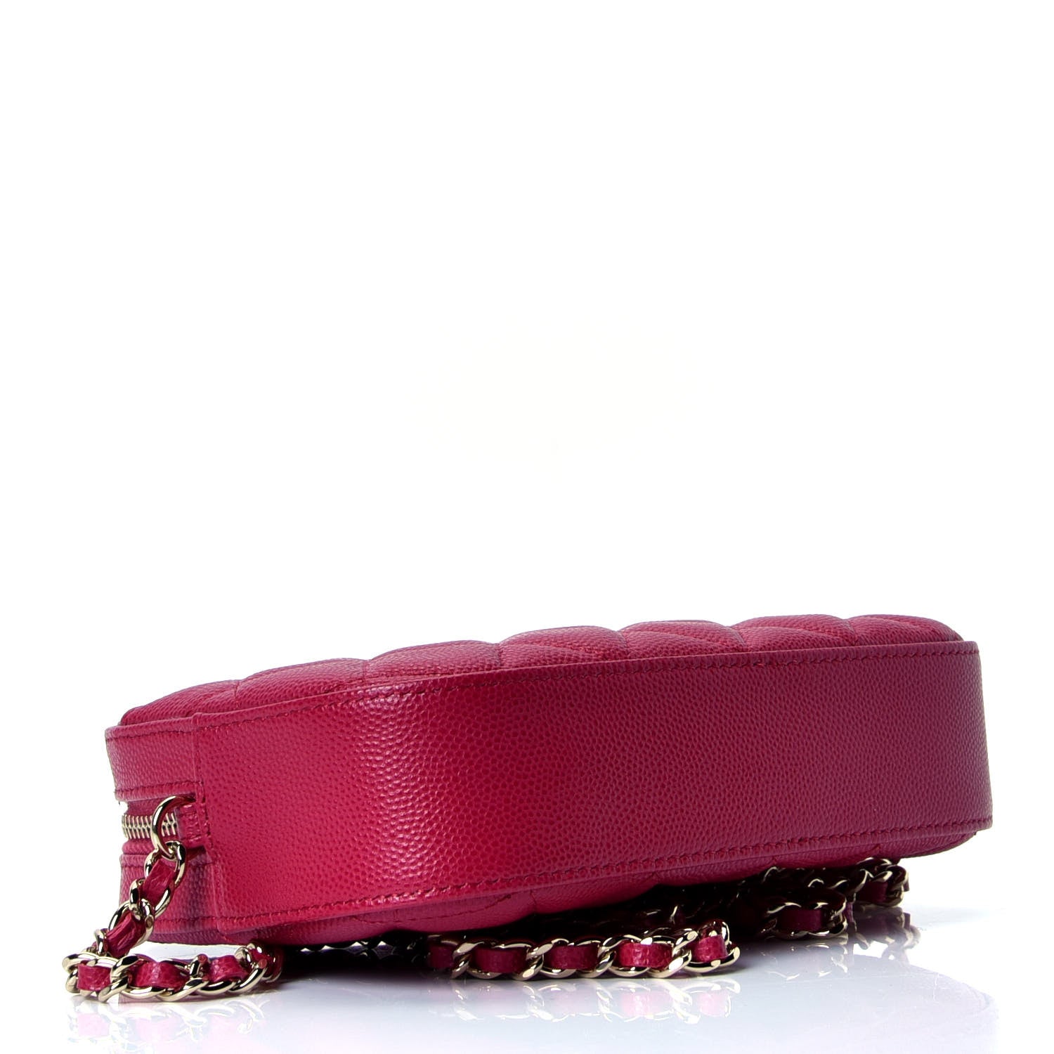Chanel Caviar Quilted Camera Case Dark Pink 3 of 4