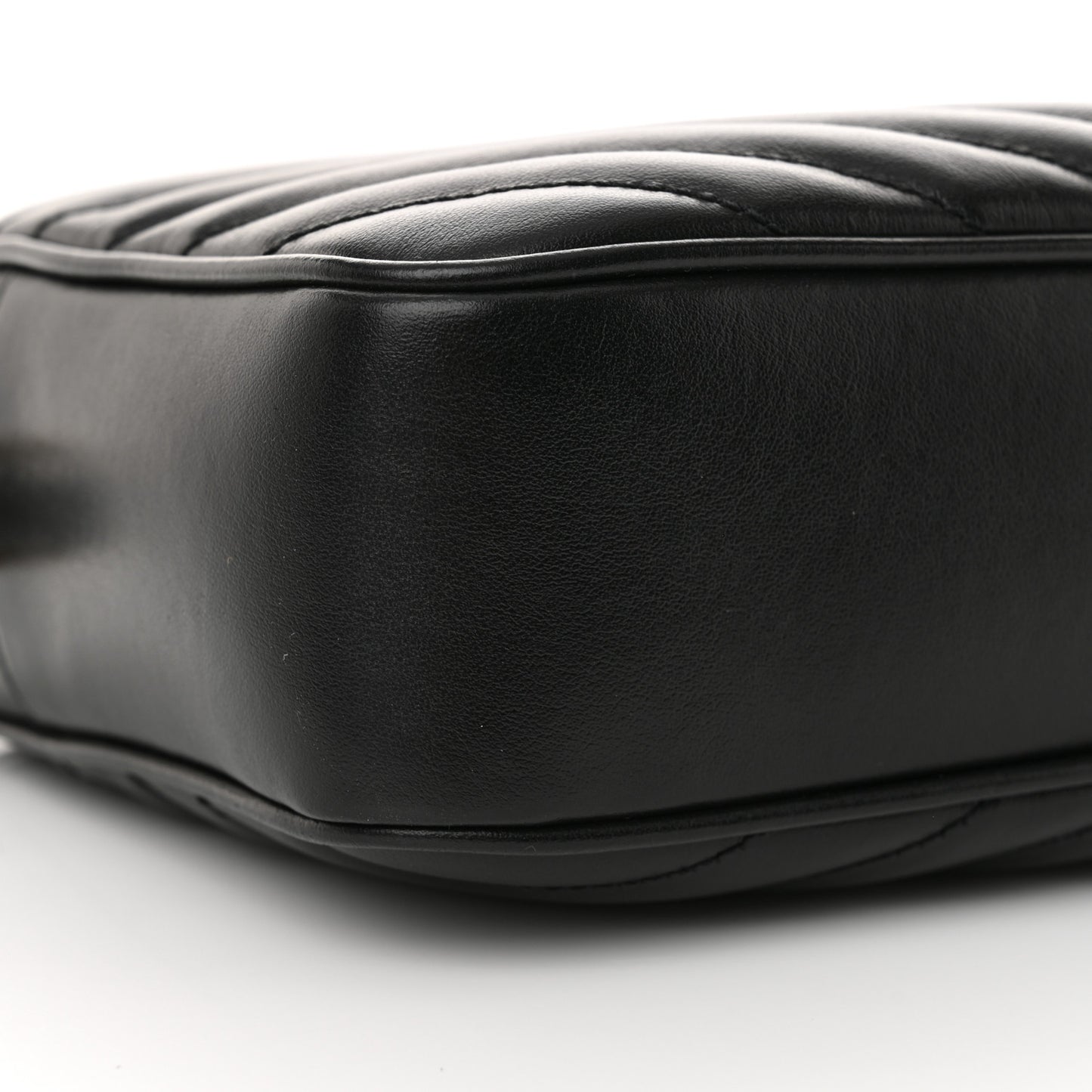 Calfskin Matelasse Monogram Lou Camera Bag Black