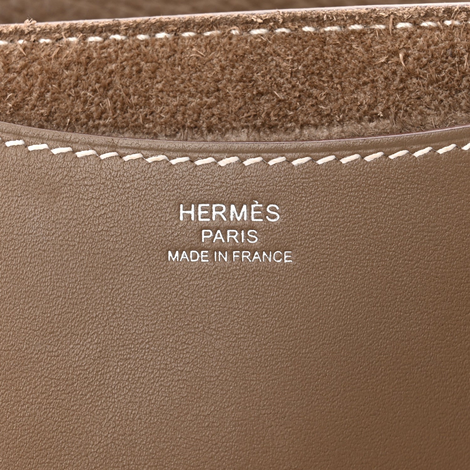 Hermes Taurillon Clemence Swift In-The-Loop 23 Bag Etoupe 6 of 11