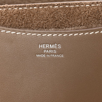 Hermes Taurillon Clemence Swift In-The-Loop 23 Bag Etoupe 6 of 11