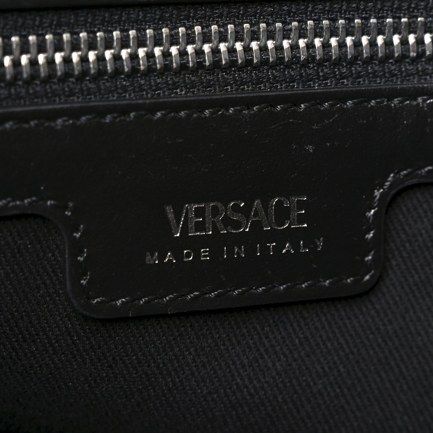 Versace Raffia Studded La Medusa Large Tote Beige 6 of 9