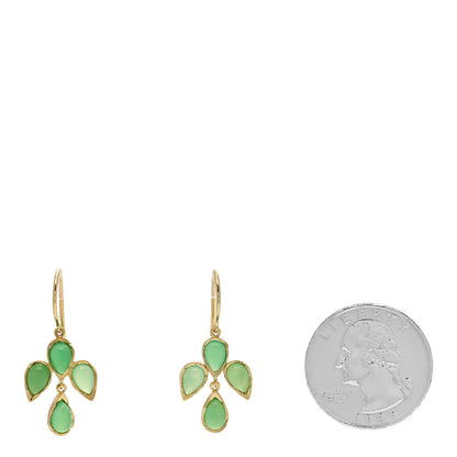 Irene Neuwirth IRENE NEUWIRTH 18K Yellow Gold Chrysoprase Drop Earrings 2 of 4