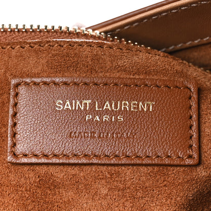 Saint Laurent Smooth Calfskin Le 5 A 7 Hobo Brown 6 of 10