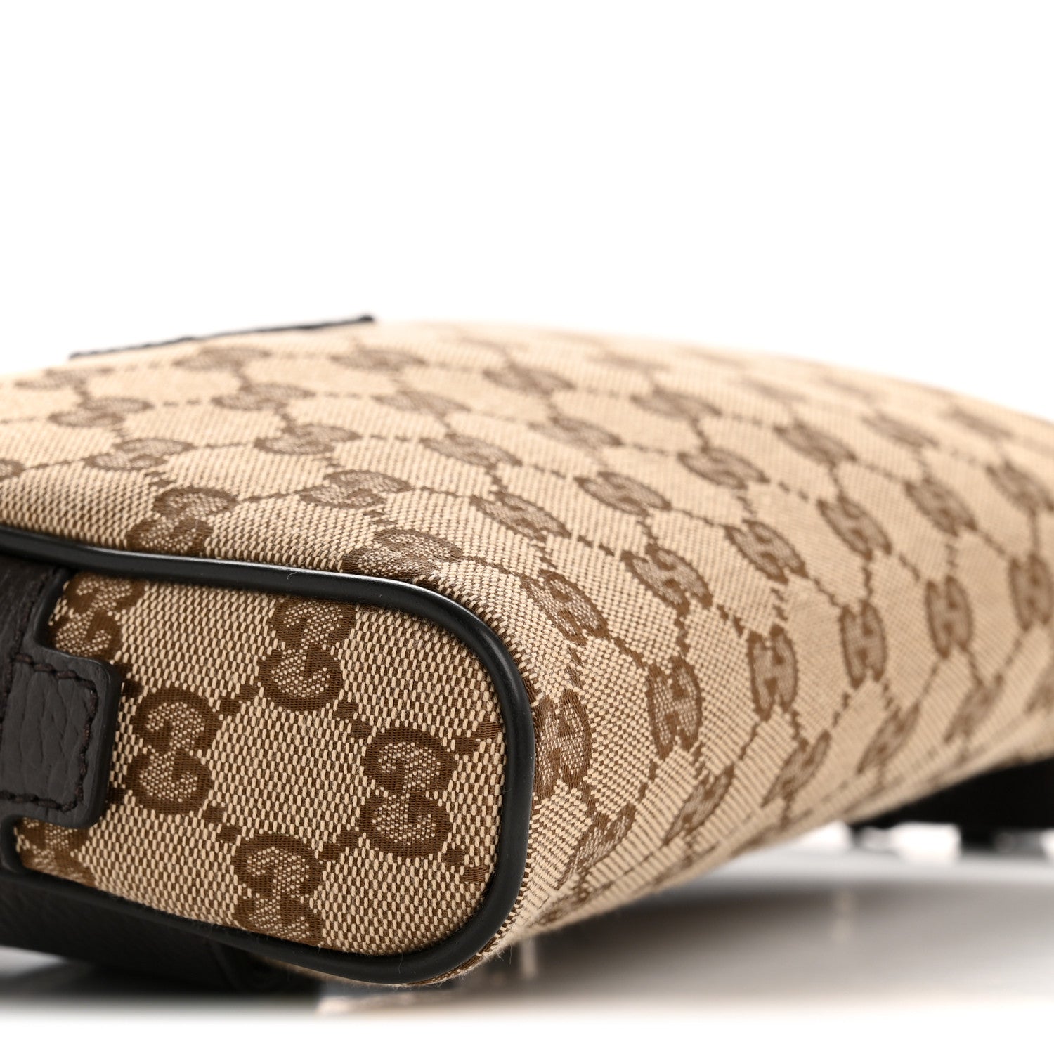 Gucci Monogram Belt Bag Dark Brown 9 of 12
