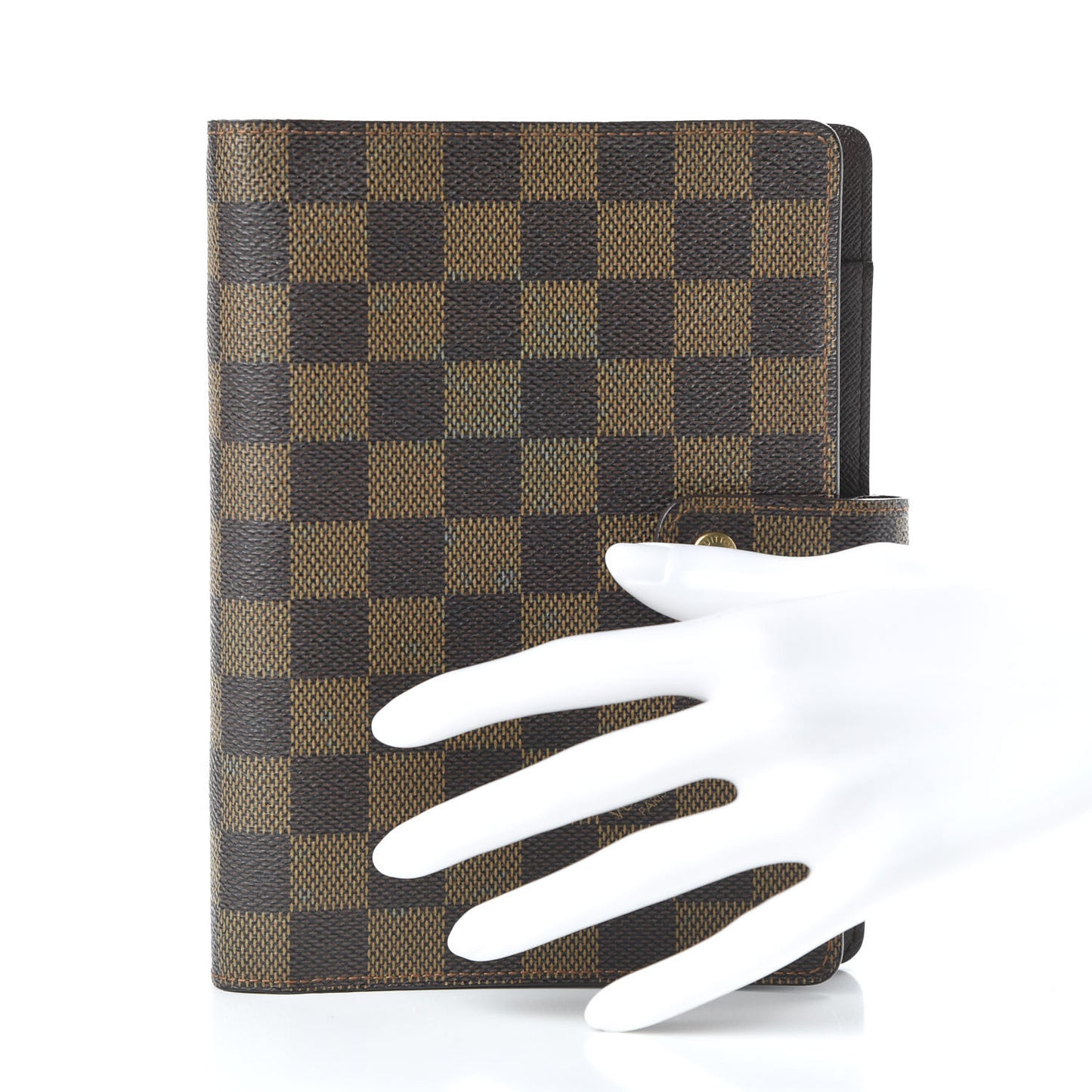 Damier Ebene Medium Ring Agenda Cover