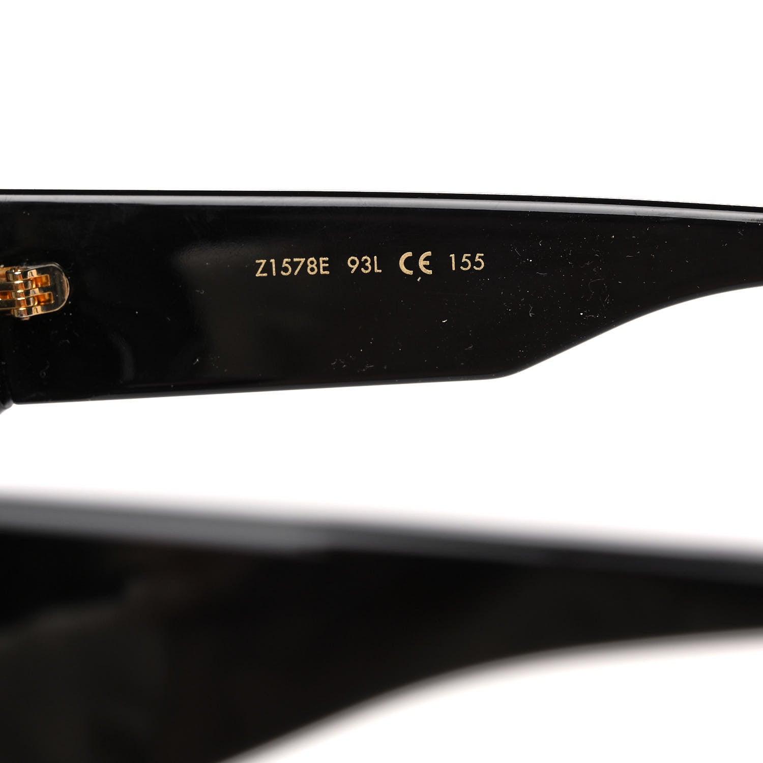 Louis Vuitton Acetate Cyclone Sunglasses Z1578E Black 6 of 10