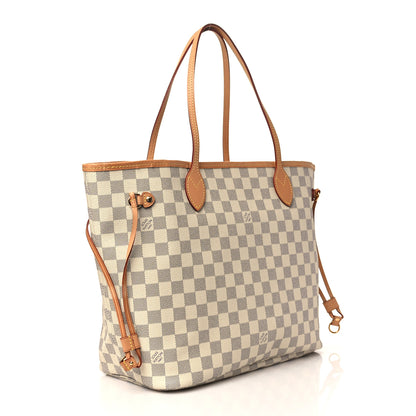 Louis Vuitton Damier Azur Neo Neverfull MM Rose Ballerine 4 of 7
