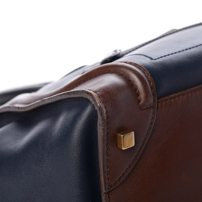 Celine Smooth Calfskin Mini Tri-Color Luggage Navy 13 of 17