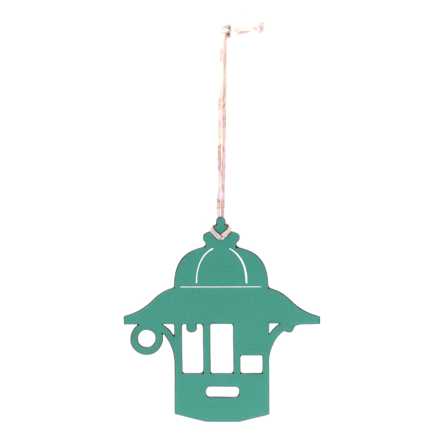 Taurillon Clemence Chevre Mysore Petit H Kiosque 3H Bag Charm Bleu Agate Vert Verone