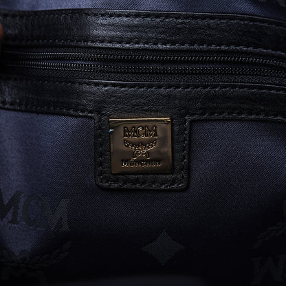 MCM Visetos Studded Medium Stark M Backpack Black 5 of 9