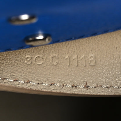 Givenchy Grained Calfskin Mini Horizon Satchel Blue 7 of 11