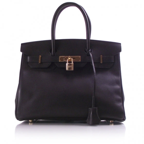 Swift Leather BIRKIN 30 Black