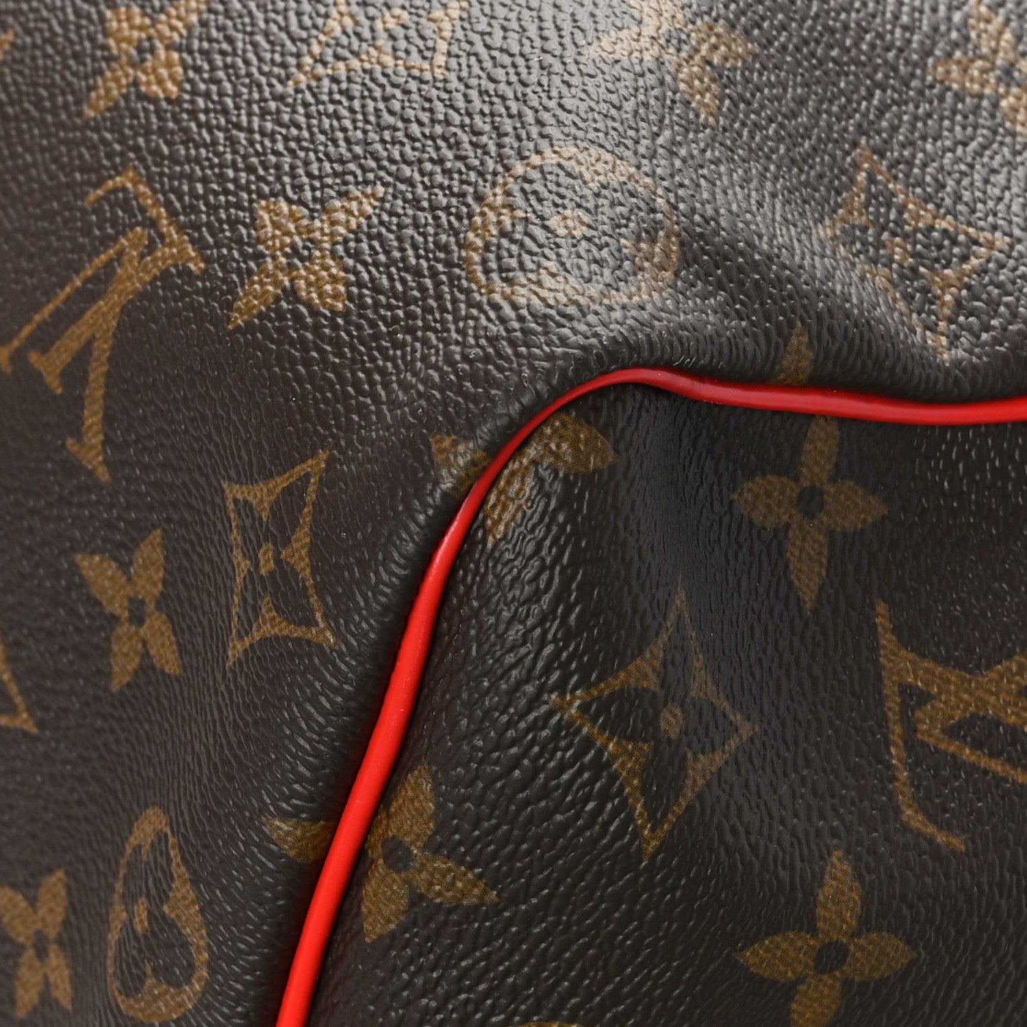 Louis Vuitton Calfskin Monogram Keepall Bandouliere 50 Coquelicot 9 of 9