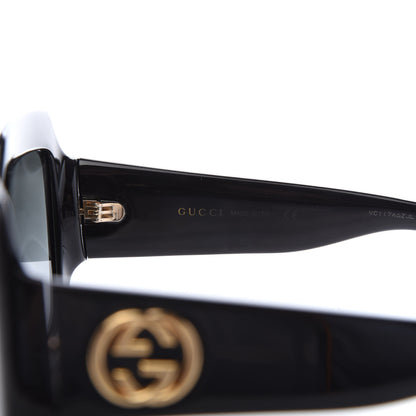 Gucci Acetate Square Frame Sunglasses GG0053S Black 5 of 8