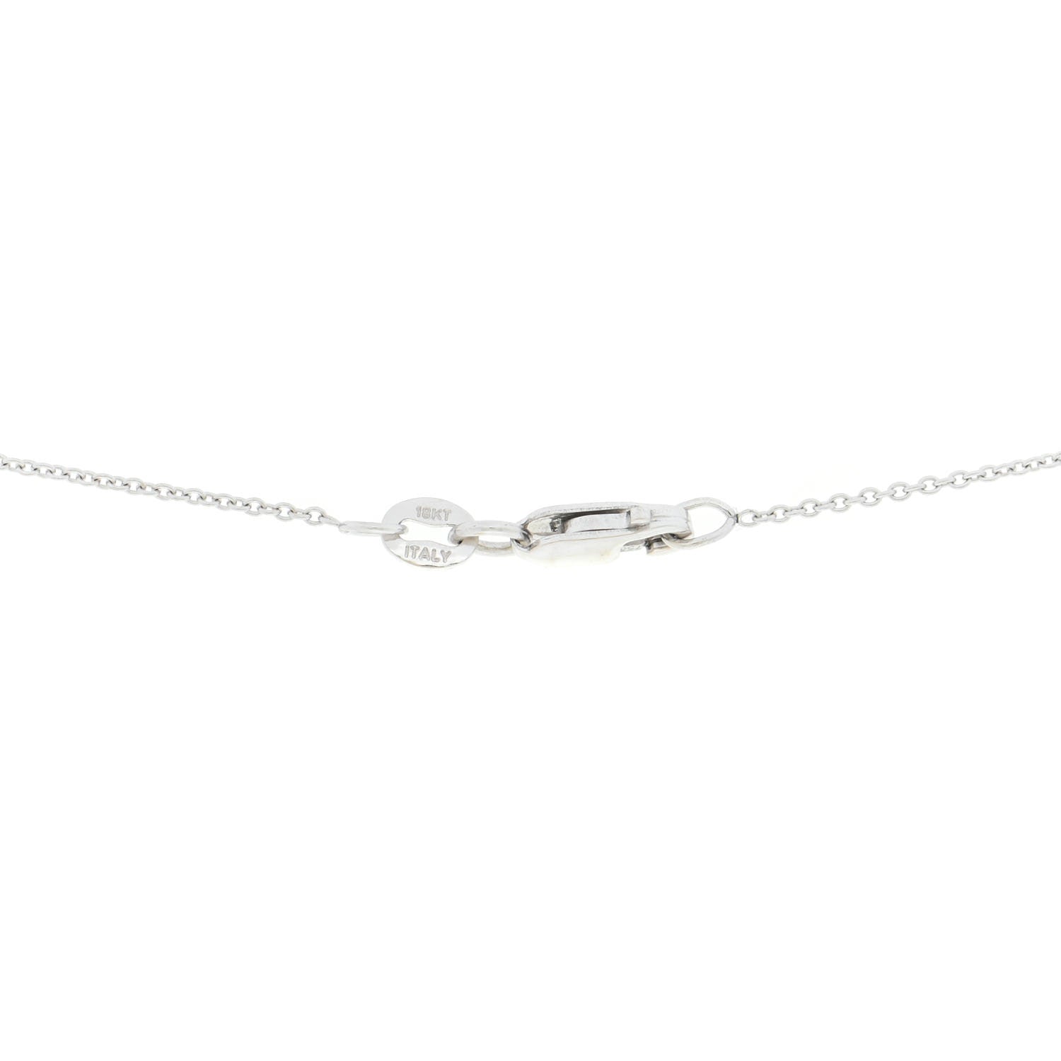 Roberto Coin 18K White Gold Diamond Tiny Treasures Baby Key Pendant Necklace 6 of 6