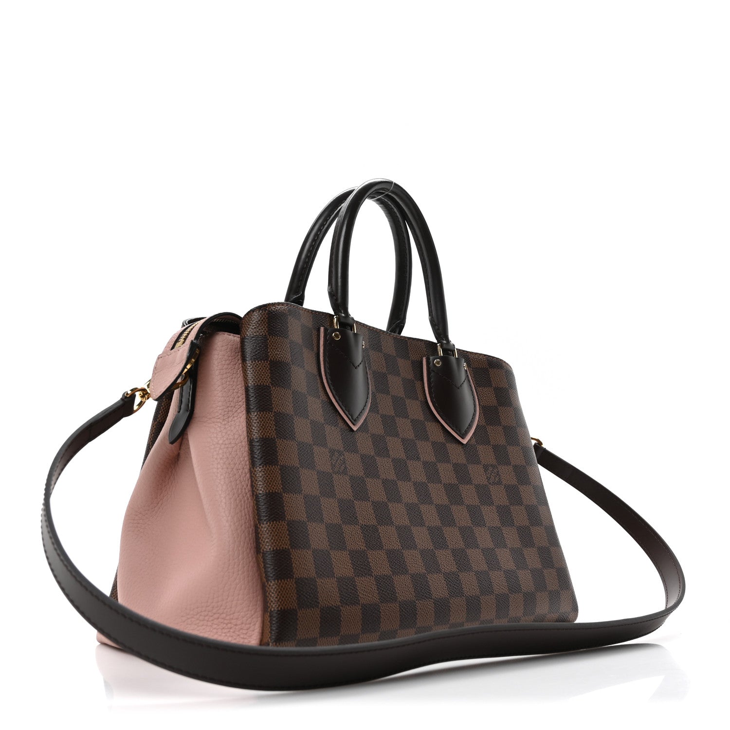 Louis Vuitton Cuir Taurillon Damier Ebene Normandy Magnolia 3 of 9