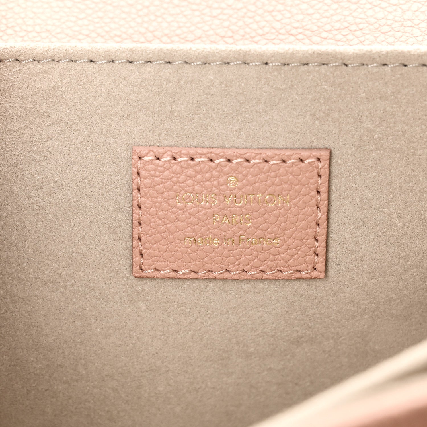 Louis Vuitton Empreinte Monogram Giant Pochette Metis Rose Trianon Cream 6 of 9