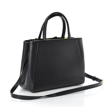 Fendi Vitello Elite Petite 2Jours Tote Black 3 of 10