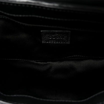 Gucci Nappa Vertical Matelasse Medium Maxi Horsebit Chain Shoulder Bag Black 5 of 9