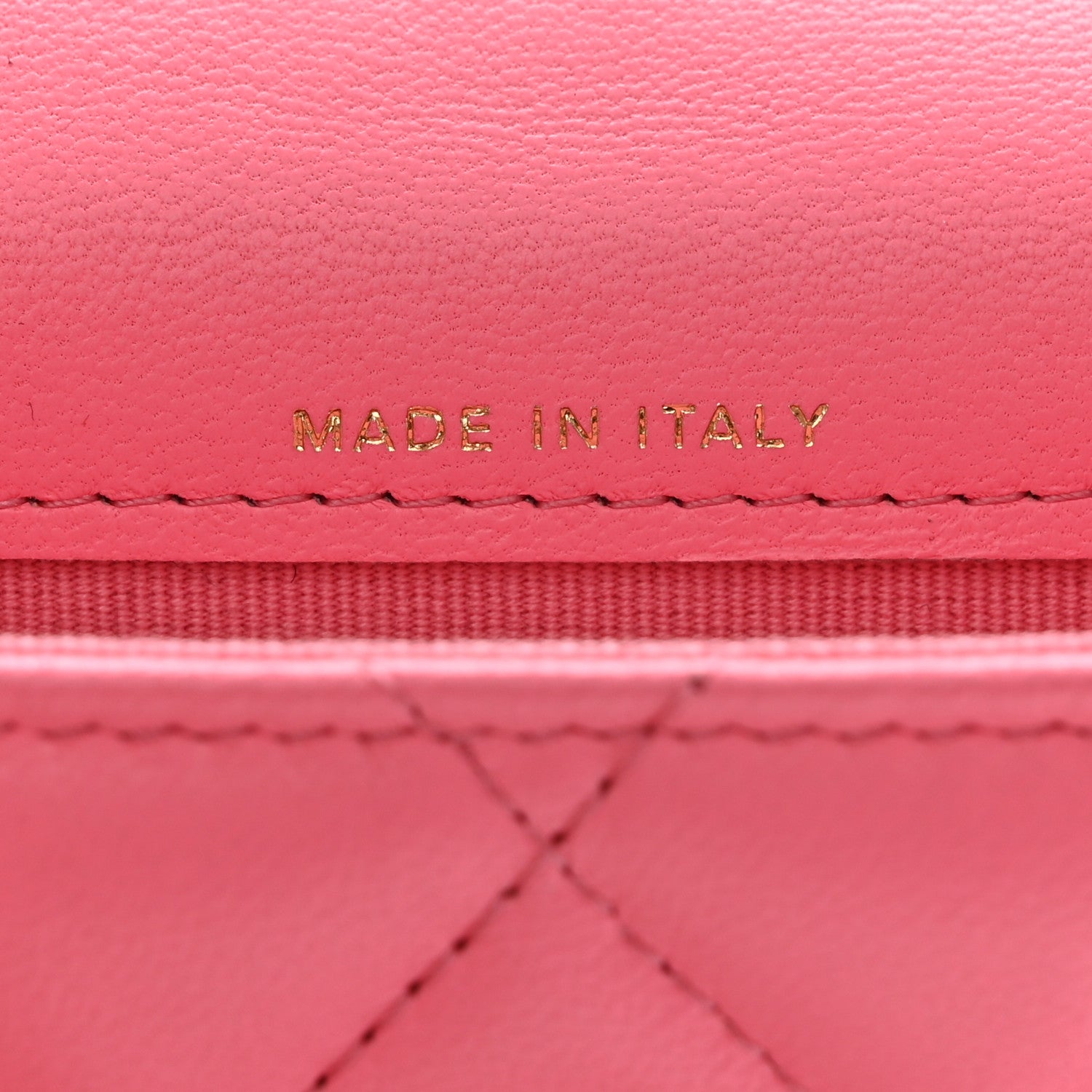 Chanel Lambskin Quilted CC Hook Card Holder Pink 7 of 10