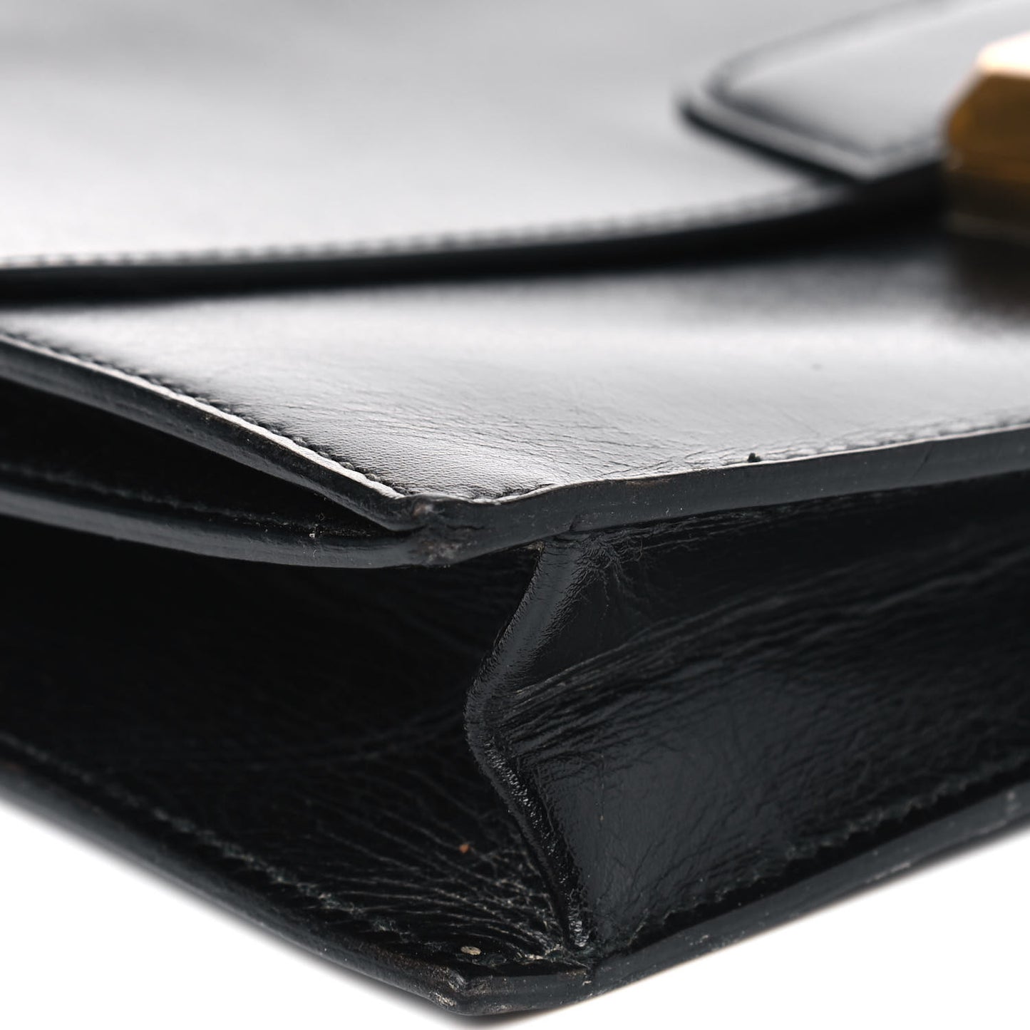 Box Jet Pochette Clutch Chocolate