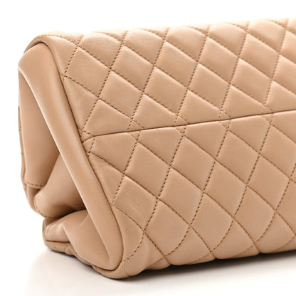 Chanel Lambskin Quilted Medium Just Mademoiselle Beige 9 of 11
