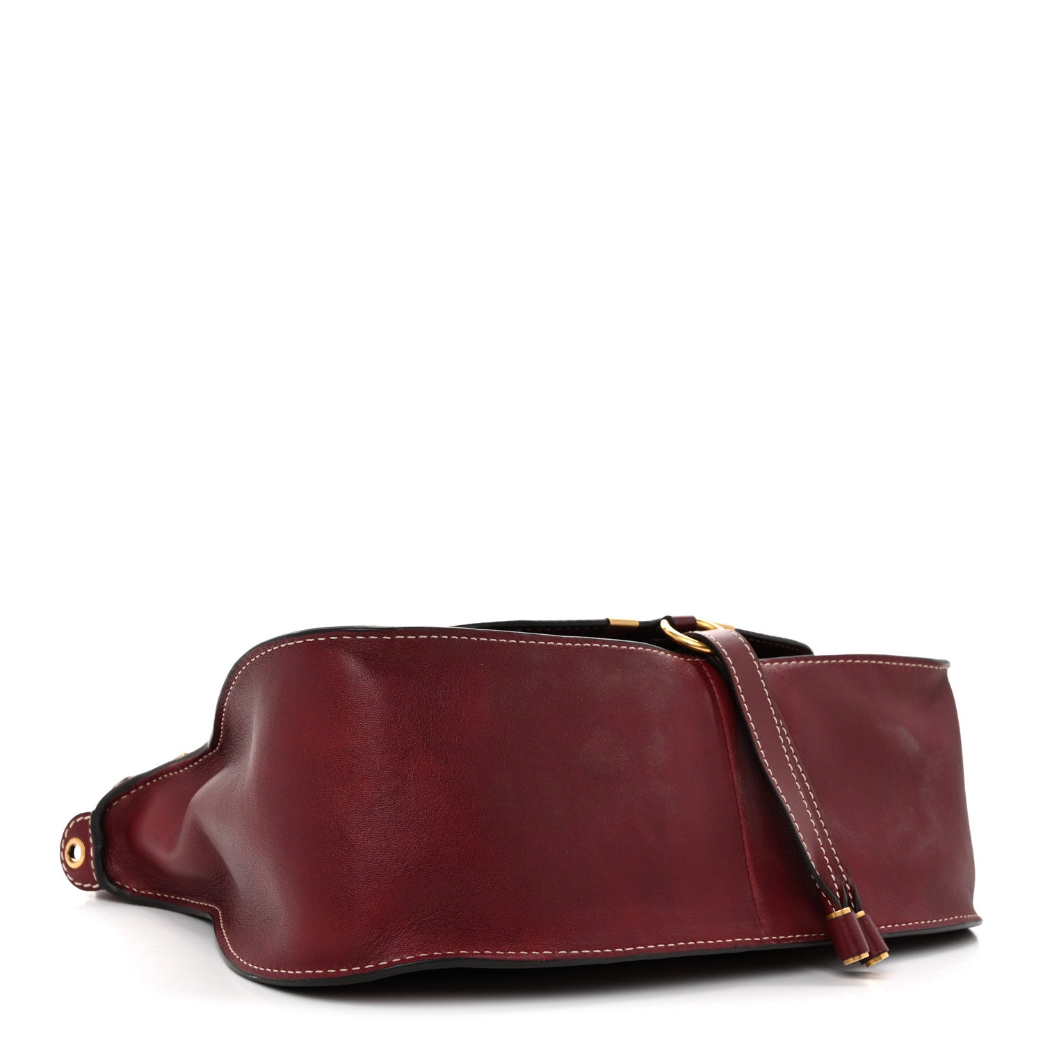 Chloe Calfskin Medium Marcie Satchel Stormy Red 4 of 15