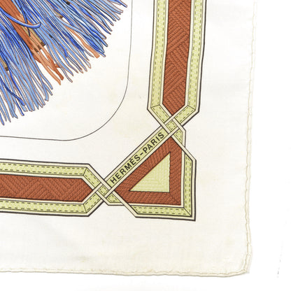 Hermes Silk Cuirs Du Desert Scarf 90 3 of 4