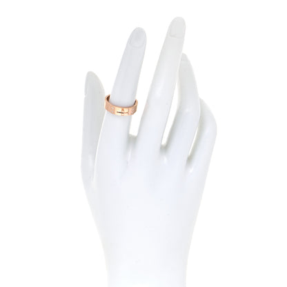 Hermes 18K Rose Gold Diamond PM Kelly Ring 54 6.75 3 of 10