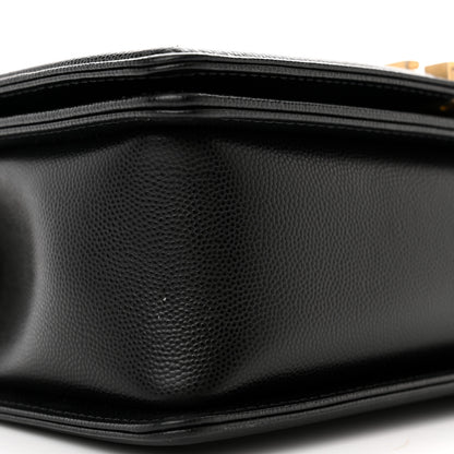 Chanel Caviar Quilted Medium Boy Flap Black 9 of 11