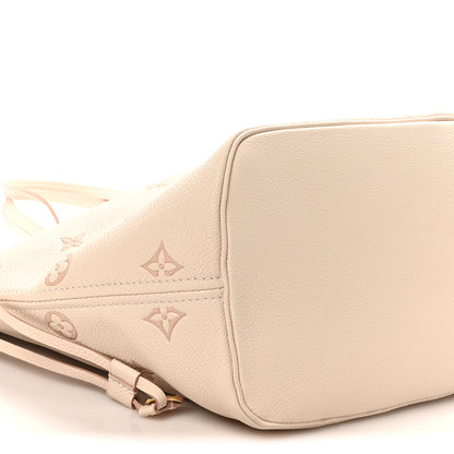 Louis Vuitton Monogram Debossed Neverfull MM Eden 9 of 10