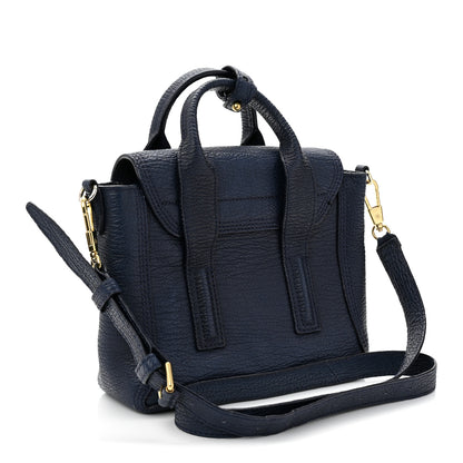 3.1 Phillip Lim Textured Calfskin Mini Pashli Satchel Ink 3 of 11