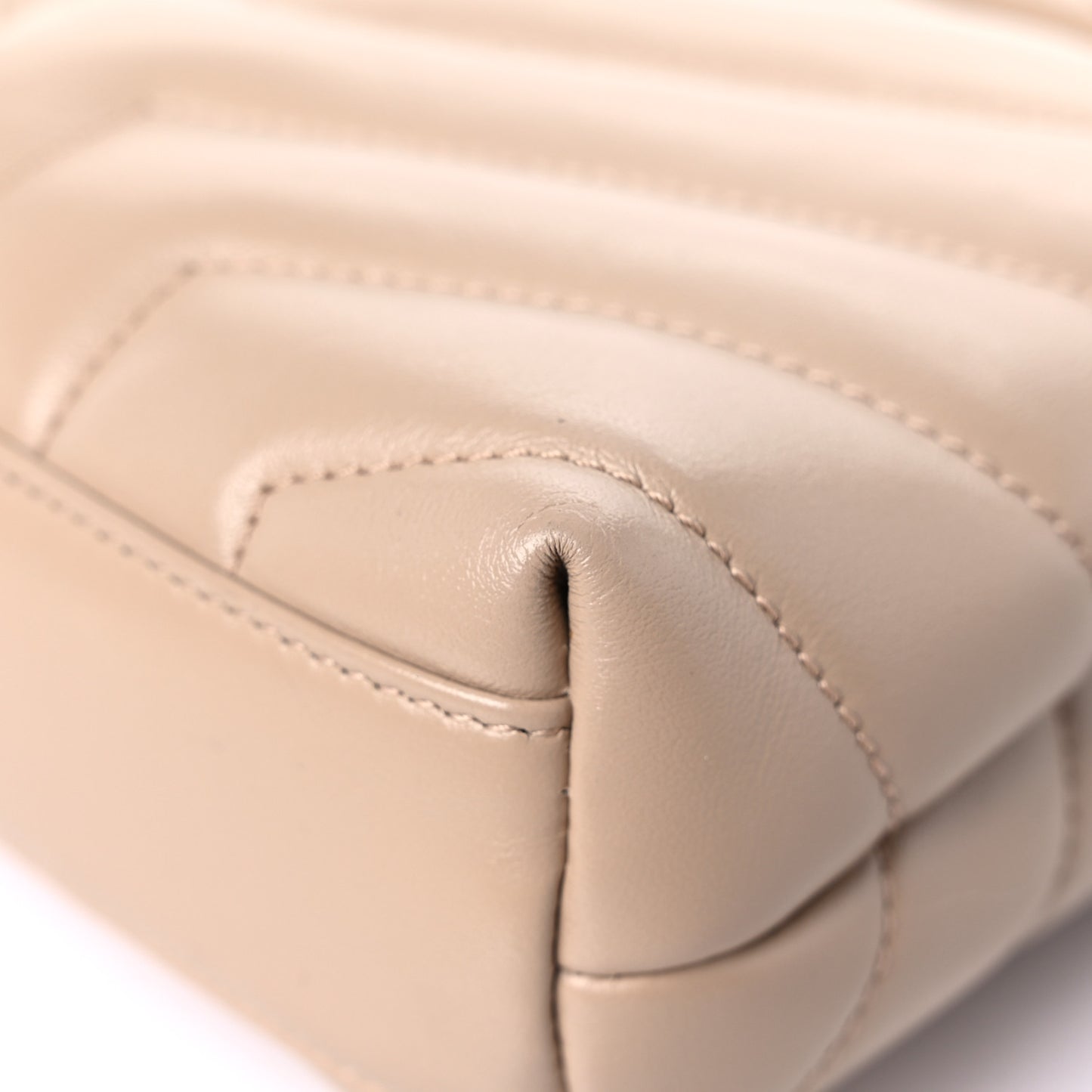 Calfskin Y Quilted Monogram Toy Loulou Crossbody Bag Latte