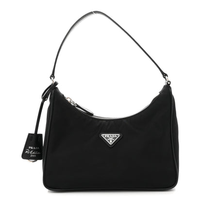 Prada Tessuto Nylon Saffiano Mini Re-Edition 2005 Bag Black 1 of 11