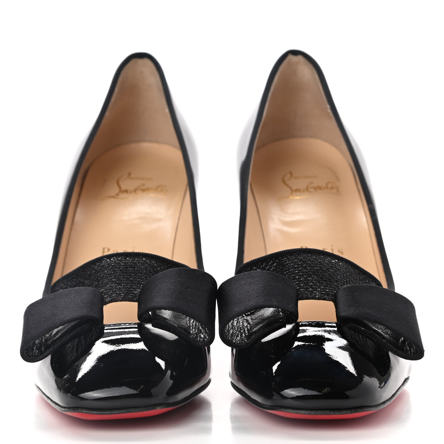 Christian Louboutin Patent Lagoyata 85 Pumps 37 Black 2 of 8