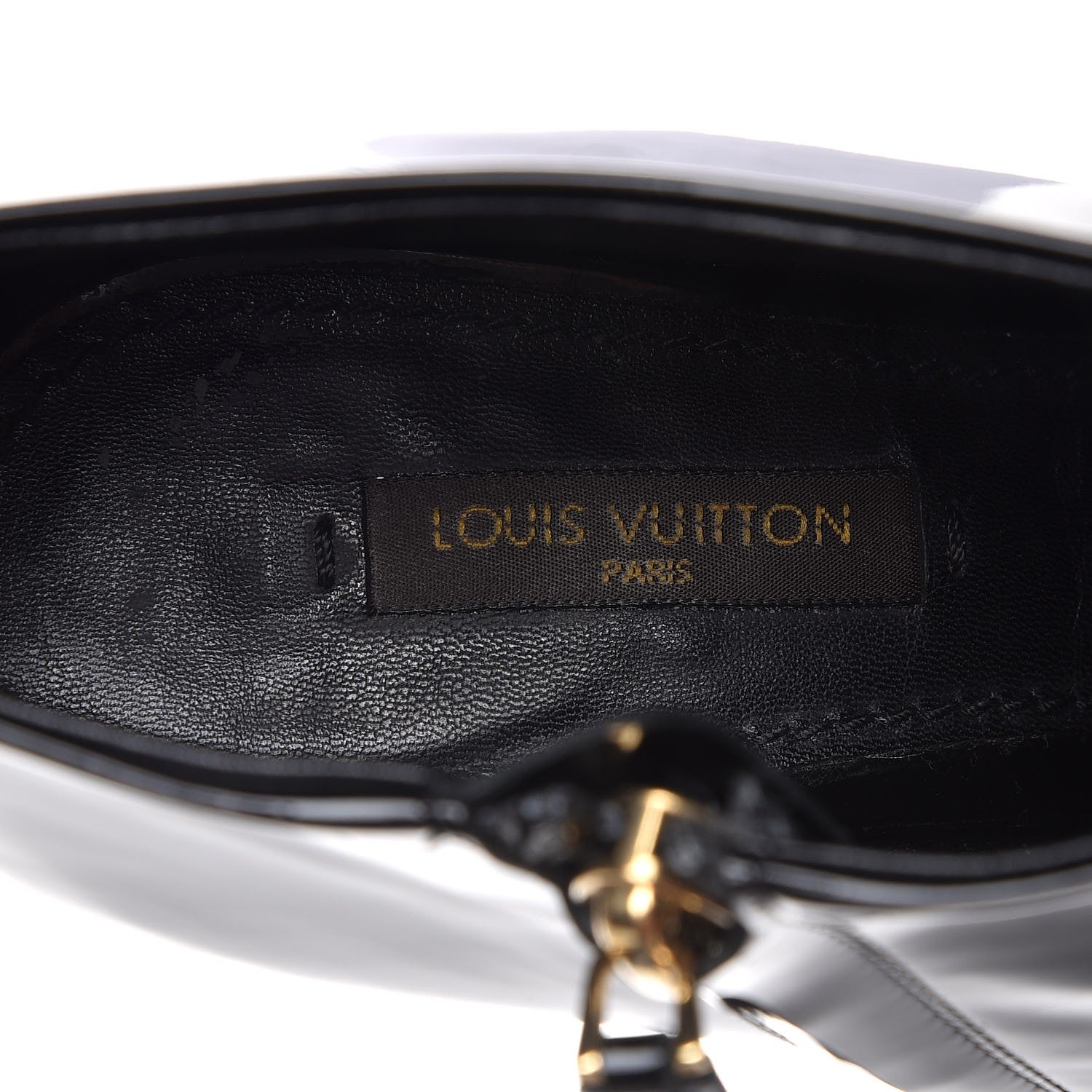 Louis Vuitton Patent Oh Really Ankle Boots 36 Black 11 of 12