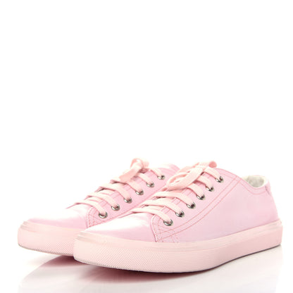 Saint Laurent Calfskin Distressed Bedford Low Top Sneakers 38.5 Fanne Rose 3 of 11