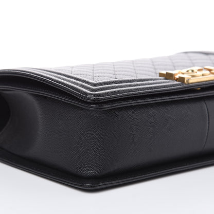 Chanel Caviar Quilted New Medium Boy Flap Black 8 of 10