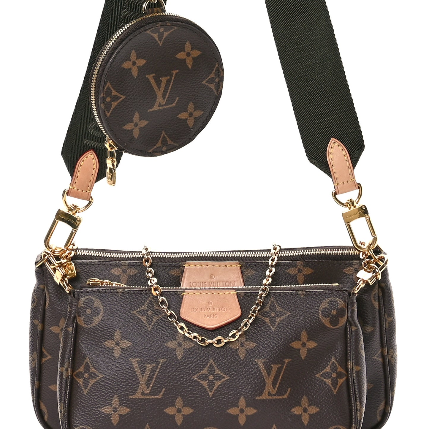 Monogram Multi Pochette Accessories Kaki